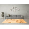 thumbnail image 3 of Ahgly Company Indoor Square Oriental Orange Industrial Area Rugs, 5' Square, 3 of 4