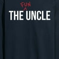 thumbnail image 3 of Instant Message - The Fun Uncle - Men's Long Sleeve T-Shirt, 3 of 6