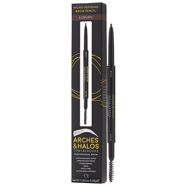 Lápiz de cejas microdefinidora Arches & Halos en Auburn, 0.03 oz Arches & Halos Arches & Halos Lápiz para cejas 0.003 oz