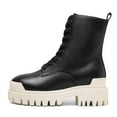 thumbnail image 2 of CMR CHAMARIPA Height Increasing Shoes For Women - Black Leather Elevator Boots 3.15 Inches / 8 CM, 2 of 9