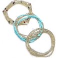 thumbnail image 1 of ZHAOCHENG 3 piezas de cuentas de cintura para mujeres, cuentas de vientre, cadena elástica, cuentas de cintura africana para mujeres, joyería de bikini de talla grande C, 1 of 5