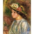thumbnail image 2 of Pierre-Auguste Renoir 20x24 Gold Ornate Framed and Double Matted Museum Art Print Titled - Women's Bust, Garni Straw Hat (circa 1914), 2 of 4