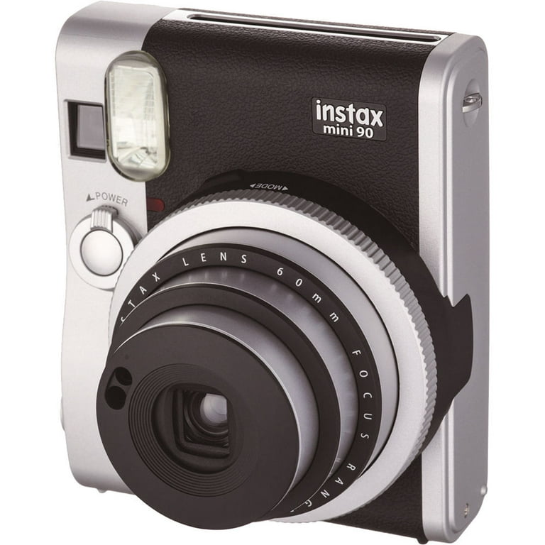 FUJIFILM INSTAX Mini 90 Neo Classic Instant Camera (Black) + Mini Film Kit  