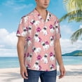 thumbnail image 2 of Lsque Bulldog pattern Hawaiian Shirt for Men, Unisex Summer Beach Casual Short Sleeve Button Down Shirts-Small, 2 of 9