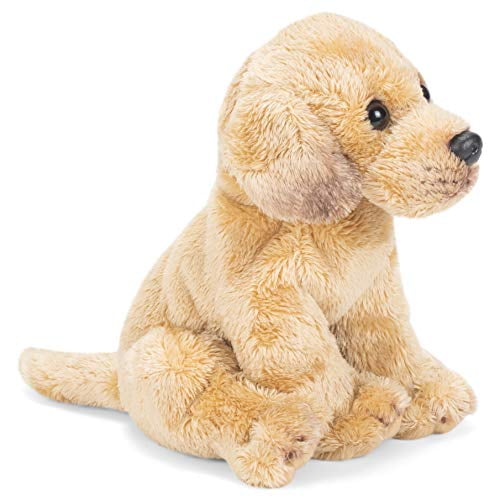 DEMDACO Yellow Labrador Soft Plush Stuffed Animal Figure Toy, 6 Inch, Golden Brown
