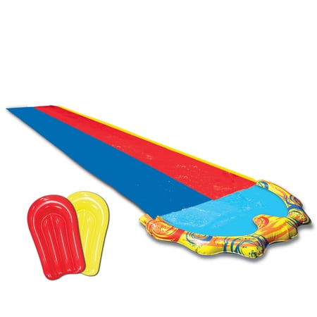 Banzai 16  Splash Sprint Racing Slide w/ 2 Bodyboards
