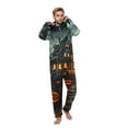 thumbnail image 3 of AGWOLF Halloween Family Pajamas Matching Sets Funny Graphic Long Sleeve Jumpsuit Onesie One Piece Pajamas Halloween Costumes Dad M, 3 of 6