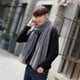 thumbnail image 4 of Maikun-bufanda de punto grueso para hombre, pañuelo cálido de Color sólido, sencillo, a la moda, para invierno, 4 of 4