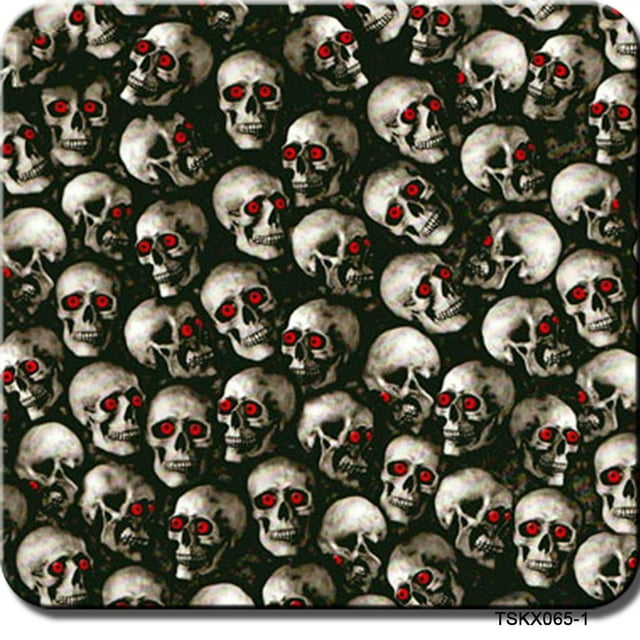 Film Hydrographique, Film Hydro dip-Motif Zombie/crâne-Haute Résolution Graphique - Film d'Impression par Transfert d'Eau-films Hydro Dip - 0,5 Mètre Multi-Couleur en Option, Facile à Utiliser