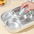 thumbnail image 3 of Loncheras Caja Bento de acero inoxidable 304, caja térmica para almuerzo de 4 rejillas, vajilla (fiambrera), 3 of 8