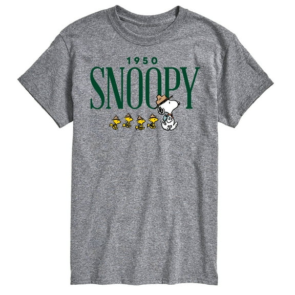 Peanuts - 1950's Camper Snoopy - Men's Short Sleeve Graphic T-Shirt