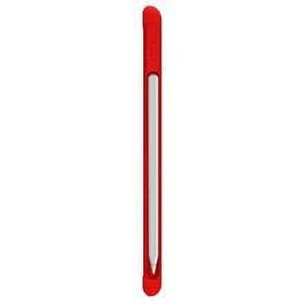 iPad Air 4 2020 Case with Pencil Holder, Shockproof Heavy Duty Case Lightweight Silicone Case for iPad Air 4 10.9 inch 2020 [Support 2nd Gen Pencil Wireless Charging] - Red