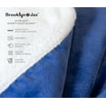 thumbnail image 4 of Sherpa Fleece Throw Blanket, Reversible Super Soft Luxurious Plush Blanket Throw, 4 of 6