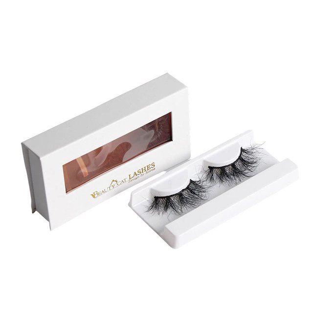 Pestañas postizas BEAUTY CAT 3D de visón sintético largas, talla 013 LISBOA