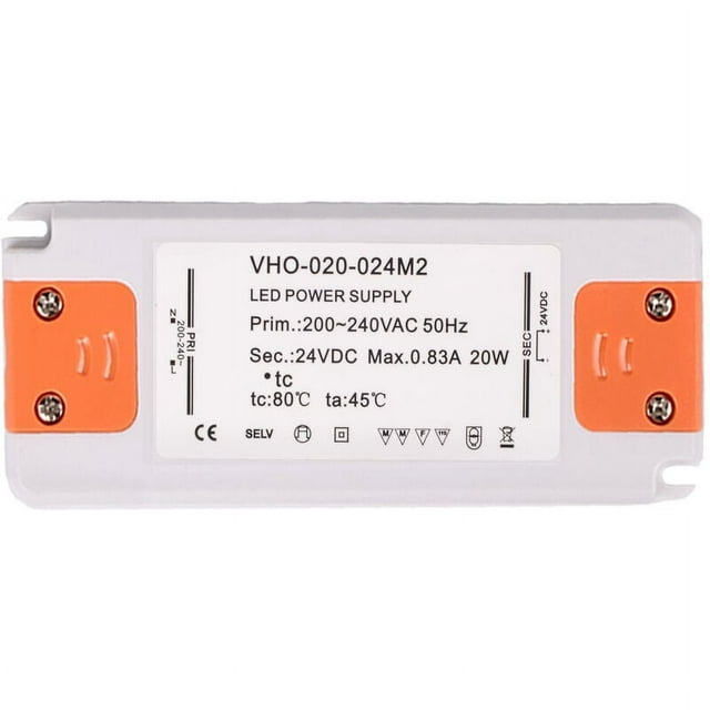 Eleve su espacio: fuente de alimentación LED de 12 voltios con certificación ETL, con protección de apagado automático y componentes duraderos de alta calidad, diseñada para ser compatible con