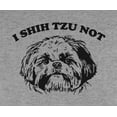 thumbnail image 4 of Old Glory Mens I Shih Tzu Not Long Sleeve Graphic T Shirt, 4 of 6