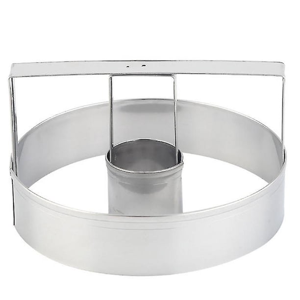 Molde redondo para galletas YONGSHENG acero inoxidable 9,7 x 9,7 x 5,6 cm paquete de 5