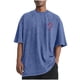 thumbnail image 2 of Tops para hombre, blusas y camisas de cuello redondo y manga corta para hombre, camisetas deportivas informales con estampado desgastado para hombre, blusas de cuello redondo y manga corta para hombre, 2 of 5