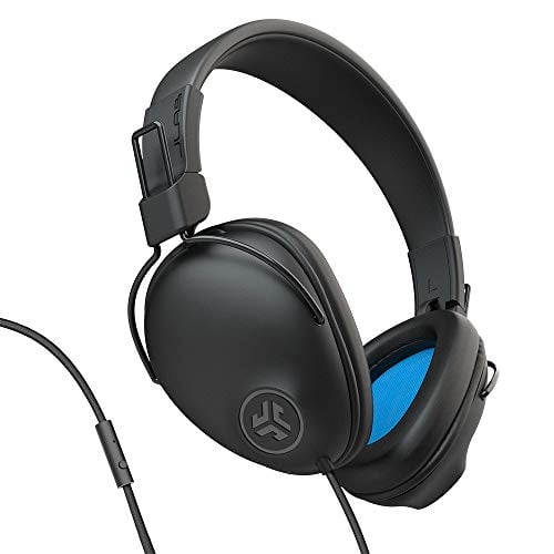 Auriculares JLab Audio Studio Pro over-ear con cable Piel sintética Ultra-Plush Cojines de espuma de nube Controladores de neodimio de 40 mm C3 Negro