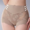 thumbnail image 6 of QSAWXQZ Women's Lace Tummy Control Briefs High Waist Seamless Butt Lifter Shapewear Panties for Evening Dress M, 6 of 9
