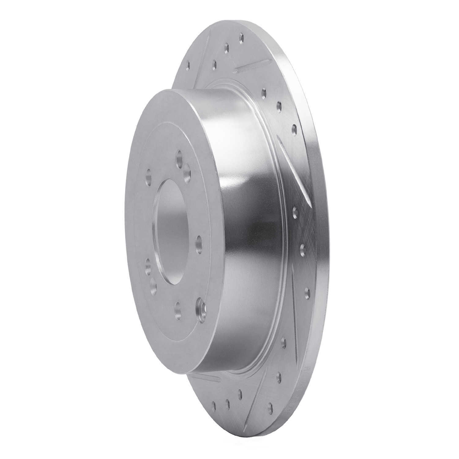 Dynamic Friction Company 631-03052L DFC Brake Rotor - Drilled And Slotted - Silver