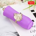 thumbnail image 5 of Eddwiin Royal Style DIY Lipstick Vacío Contenedor Auto-Hecho a Mismo Lápiz Labial Molde Bálsamo Labial Tubos (Ten OPP Bolsas-Morado), 5 of 5