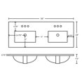 thumbnail image 4 of American Imaginations 59-in. W 1 Hole Ceramic Top Set In White Color AI-24363, 4 of 7