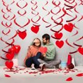 thumbnail image 4 of Farfi Love Heart Garland Pendant for Wedding Valentine's Day Party Paper Love Hanging Decoration with Spiral String Scene Arrangement Props Holiday Party Decoration Supplies (6pcs), 4 of 13