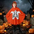 thumbnail image 5 of Zylarhe Kids Halloween Jumpsuits Dance Themed Stage Performance Party Outfit Playful Home Wear for Toddlers Orange 4-5 Years, 5 of 7