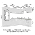 thumbnail image 3 of Cocina Integral Esquinera MADESA Agata 479cm, 3 of 10
