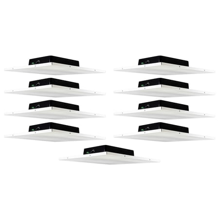 9) Rockville DCS8T 70V Commercial Drop Ceiling Tile Speakers 4 Office/Restaurant