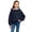 Navy, variant on Lenpel Hoodies for Girls Boys Cotton Long Sleeve Casual Loose Hooded Sweatshirts Pullover Sweatshirt Tops for Kids 3-14 Y(Red,13-14 Years)