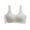 Gray, variant on Padded T Shirt Bra Training Bras for Girls Seamless Cami Bralettes Cropped Sports Soft Stretchy Underwear Vests Khaki One Size