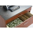 thumbnail image 6 of Safco Hospitality Base Cabinet, Three Drawer Rustic Slate/Mahogany, 6 of 16