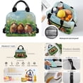 thumbnail image 3 of Yuyamidu Guinea Pig Backpack for Kids with Lunch Bag Daisy Book Bags for Girls 10-12 Years Old Elementary School Bag and Lunch Box Pencil Bag Water Bottle Bag 4 PCS Cute Bookbag Set 3rd Grade, 3 of 5