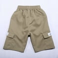 thumbnail image 5 of Cargo Shorts Boys Khaki Pants Classic Fit Elastic Waist Shorts Toddler Shorts Boys Cargo Shorts Size 10-11 Years Summer&nbsp;Clothing, 5 of 8