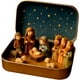 thumbnail image 2 of Mini Belén Navideño En Caja de Hojalata, Mini Figuras de La Sagrada Familia, Decoración Navideña Religiosa, Regalo para La Familia, 2 of 6