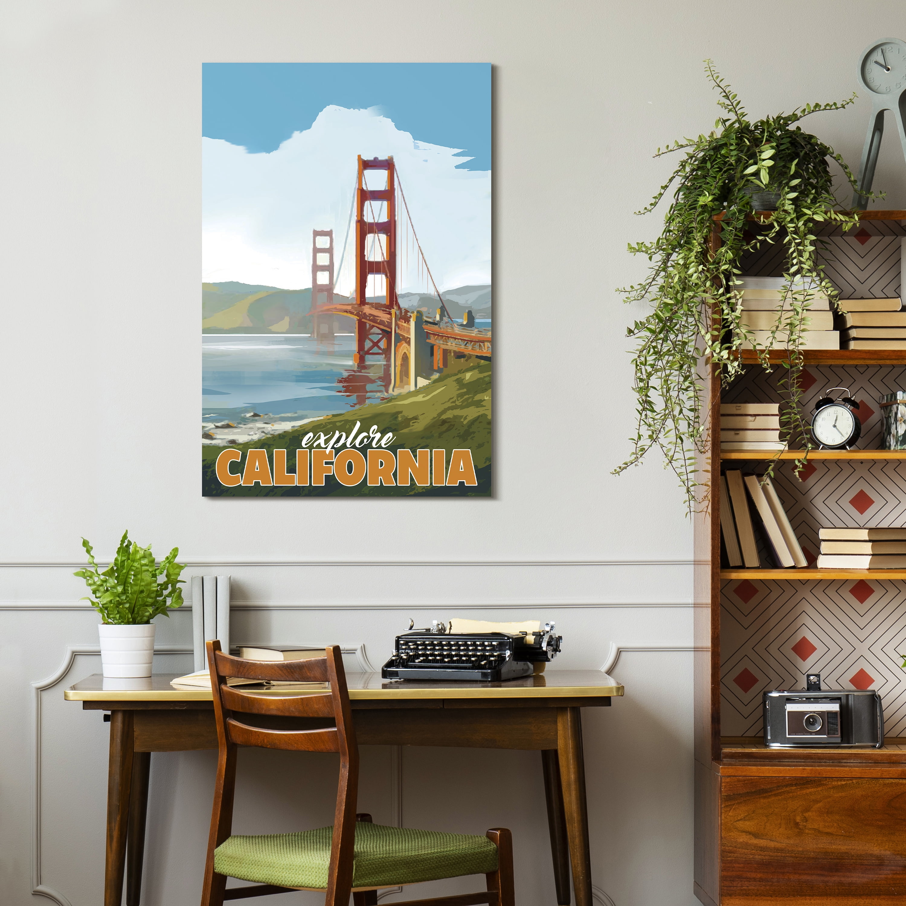 Bicoastal Beauty Frameless Free Floating Tempered Glass Panel Graphic Wall Art , 36" x 24" each
