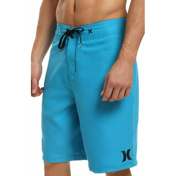Hurley Men's One and Only 22 Inch Boardshort, Cyan/Hurley, 30