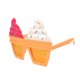 thumbnail image 1 of GAXIRE Gafas de sol con diseño de helado novedoso, divertidas gafas de sol para fiestas, accesorios para disfraces, accesorios para fotos, 1 of 4