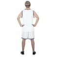 thumbnail image 3 of Space Jam Tune Squad White Basketball Shorts (Adult Small), 3 of 3