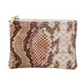thumbnail image 2 of Bolsa Moda mujer PU serpiente patrón monedero cartera pequeño de embrague (marrón) Likrtyny Para Estrenar, 2 of 9