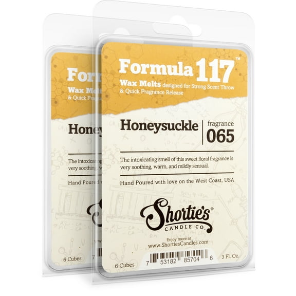 Pure Honeysuckle Wax Melts Multi Pack - Highly Scented   Essential & Natural Oils - Shortie's Candle Company