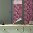 thumbnail image 5 of Ambesonne Leafy Design Peel & Stick Wallpaper for Home, Pop Art Colors Leaves, 13"x36", Magenta Pale Lilac Indigo, 5 of 5
