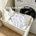 thumbnail image 3 of TELOLY 4Pairs No Show Socks Men,Size 35-38 Athletic Socks,Sport Ankle Socks Mens No Show Socks,Combination1, 3 of 6