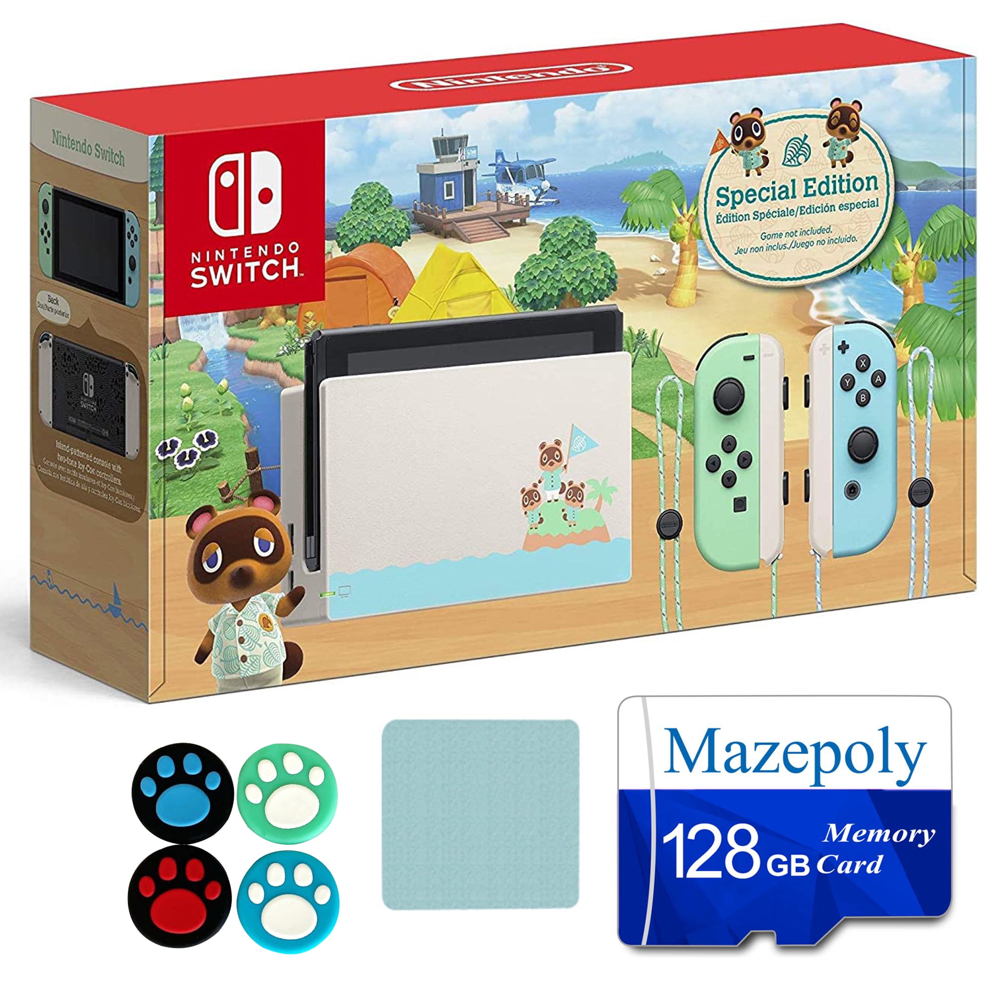 Nintendo Switch Console Animal Crossing New Horizons Edition Game Not Included Walmart Com