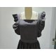 thumbnail image 2 of Cotton Linen Apron for Women Cross Back Smock Apron Pinafore Dress with Pockets for Kitchen Gardening Painting（grey）, 2 of 5