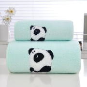 Towel Clearance Coral Fleece Can Absorb Water Wash Face With Take A Bath Thicken Creative Adult Couple Gift Towel Large Bath Towel Set, Home Textile Towel