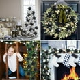 thumbnail image 7 of MINKUROW 20Pcs Christmas Flower Poinsettias 5.5 Inch Xmas Black Glitter Artificial Flowers with 20Pcs Metal Clips Christmas Poinsettia Decor for Christmas Tree Ornaments Wreaths Garland Party Decor, 7 of 7