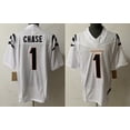 thumbnail image 1 of Football Jersey Tigers Bengals Retro Three Generations 9# Burrow 85#1#Chase Copy Player Name Jersey, 1 of 2